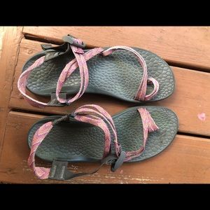 Chaco double toe strap sandals